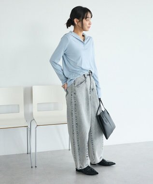 CRAFT STANDARD BOUTIQUE カーブデニムパンツ Light Gray