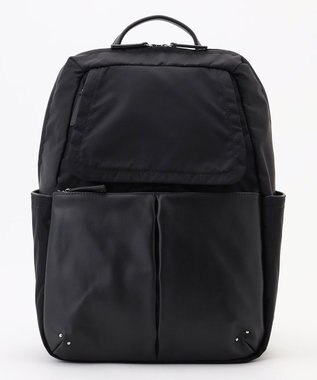 Y'SACCS NEWナイロン×レザーコンビシリーズ　前ポケットラージリュックサック