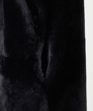 23区 【エステータ】ムートン コート ブラック系