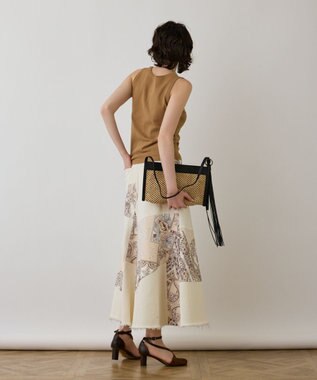 GRACE CONTINENTAL ORSETTOトライアングルバッグ ブラック