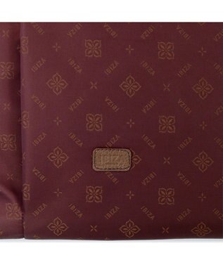 IBIZA ロゴナイロン　2WAYバッグ バーガンディ