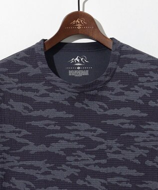 JOSEPH ABBOUD MOUNTAIN 【軽量/ストレッチ】メッシュサッカーカモ アウトドア Ｔシャツ ネイビー系6