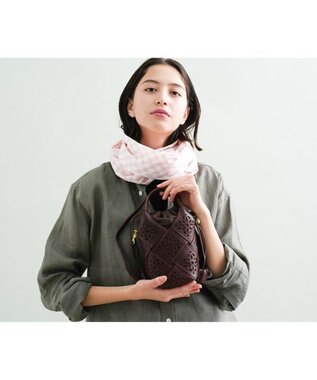 genten サステナブルカットワーク ポシェット ノウチャ