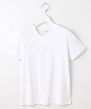 自由区 【ドラマ「明日はもっと いい日になる」着用】ソフトリブ Tシャツ オフ