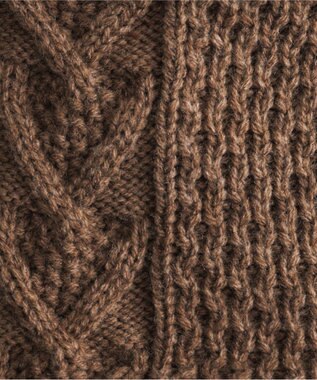 ORuKuBET フィンガーレスケーブルジャージグローブ(WOMEN) ダークブラウン