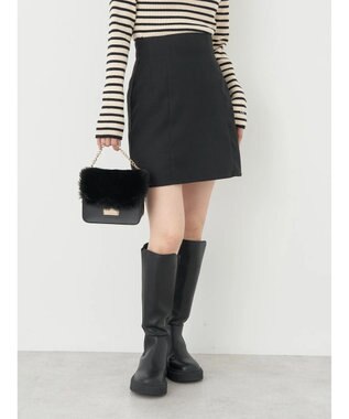 earth music&ecology ミニスカート Black