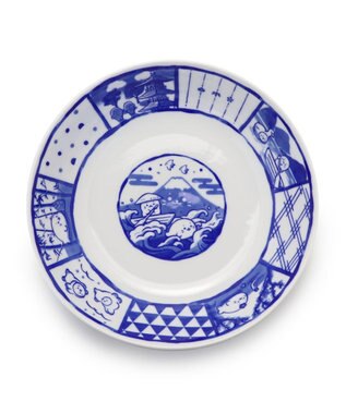 Mother garden しろたん 和食器 旅柄 和大皿 和大皿