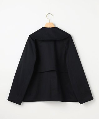 組曲 【WEB限定】ビッグカラーライト トレンチコート ネイビー系