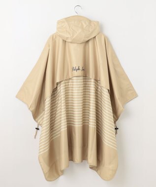 MOONBAT POLO RALPH LAUREN レインポンチョ 透湿撥水 マリンボーダー ベージュ