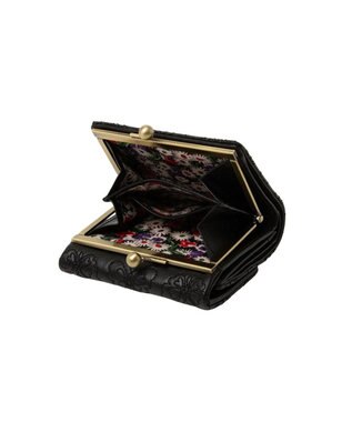 ANNA SUI チェイス 口金二つ折り財布 クロ