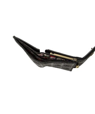 ANNA SUI チェイス 口金二つ折り財布 クロ