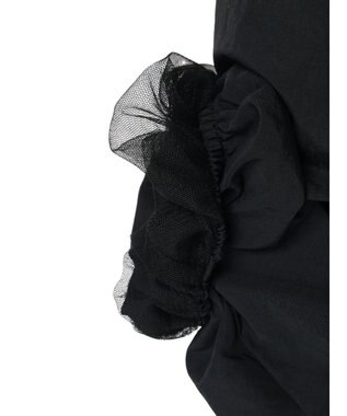 Green Parks ・ＥＬＥＮＣＡＲＥ　ＤＵＥ　バルーンスリーブボレロ Black