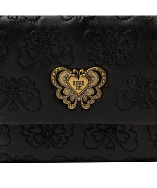 ANNA SUI チェイス 口金二つ折り財布 クロ