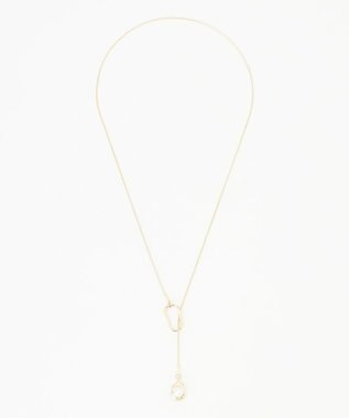 組曲 パールラリアットネックレス ゴールド系