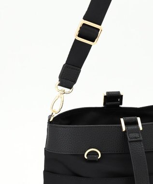 LA BAGAGERIE コンビ2WAYトートバッグ Mサイズ ブラック