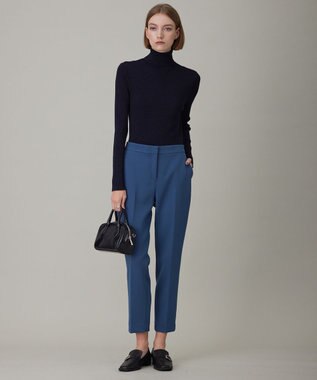 ICB 【新色追加・WEB限定カラーあり】エクストラファインメリノ タートルネックプルオーバー ネイビーラメ系