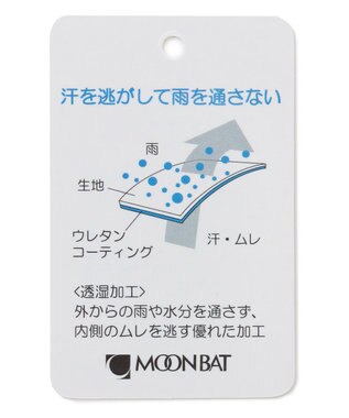 MOONBAT POLO RALPH LAUREN レインポンチョ 透湿撥水 マリンボーダー ベージュ