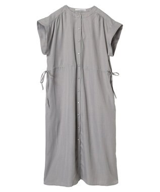 Green Parks ・ＥＬＥＮＣＡＲＥ　ＤＵＥリネンライクドロストワンピース Gray