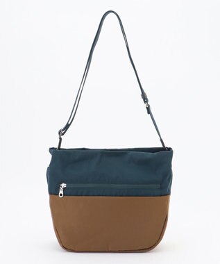 Y'SACCS ドローストリング コンビカラーショルダー ブルー