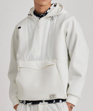 PW CIRCULUS 【MEN】NEW ダンボール デタッチャブルフーディー ホワイト系