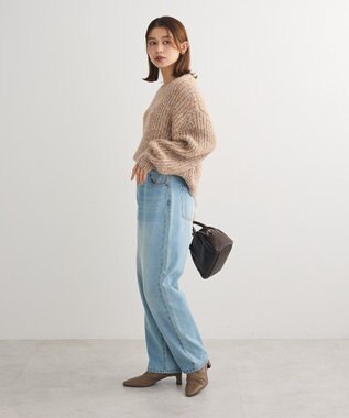 Green Parks ｍｉｘラメショートニットプルオーバー Beige