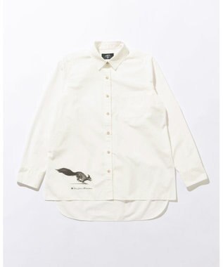 JOSEPH ABBOUD MOUNTAIN 【テーム ヤルヴィモチーフ・サスティナブル・オーガニック】オーガニックブロードシャツ ホワイト系