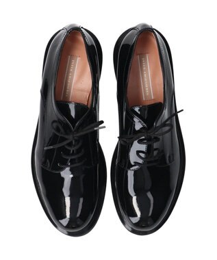 INTER-CHAUSSURES 【INTER-CHAUSSURES】ラウンドトウレザーダービーシューズ ブラック