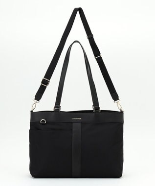 LA BAGAGERIE コンビ2WAYトートバッグ Mサイズ ブラック