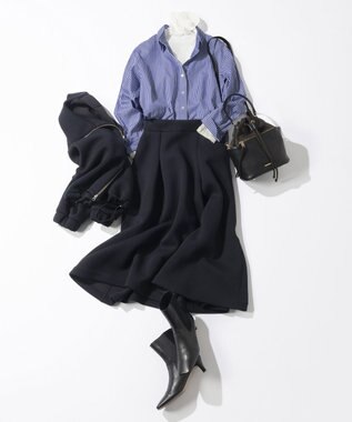 23区 スエード コンビ ドロスト バッグ ブラック系