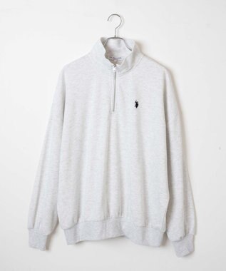 WEGO 【ユニセックス着用ITEM】別注　U.S POLO ASSN.　ハーフZIPPO グレーその他