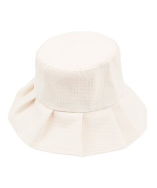 Green Parks ・エンボスギャザーハット Ivory