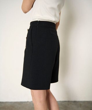 GRACE CONTINENTAL ブッチャーショートパンツ ブラック