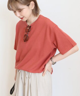 AMERICAN HOLIC ワッフル半袖プルオーバー Orange