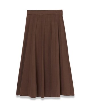 JOSEPH 【洗える】シルクストレッチ プリッセ　スカート Arabica