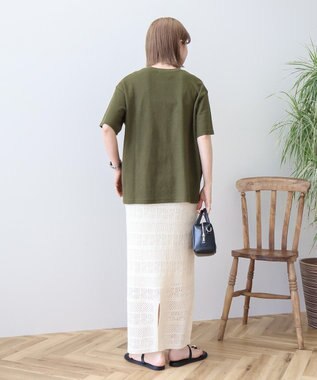 AMERICAN HOLIC ワッフル半袖プルオーバー Khaki