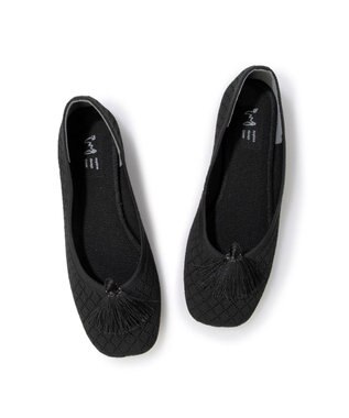 ing <ing>【サステナブル】２WAYスクエアトゥニットパンプス