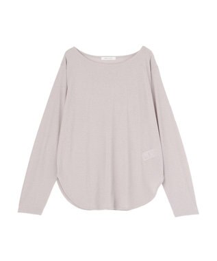 AMERICAN HOLIC ラウンドカットシアープルオーバー Gray Beige