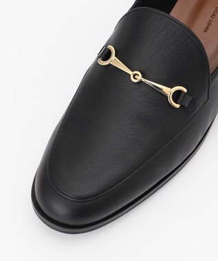 23区 ビットソフト ローファー ブラック系