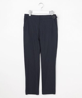 J.PRESS LADIES L 【WEB限定カラーあり・人気素材・セットアップ対応】セルロースリネンストレッチ テーパード パンツ ネイビー系