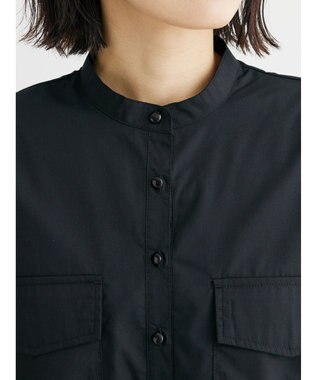 Green Parks ・ＥＬＥＮＣＡＲＥ　ＤＵＥ　バンドカラーワンピース Black