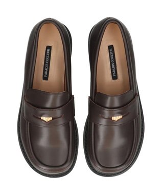 Bridget Birkin 【PARADIS COULEUR】オブリークトウペニーローファー ダークブラウン