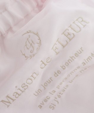 Maison de FLEUR オーガンジーダブルリボンギャザートート Light Pink