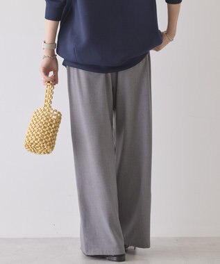 AMERICAN HOLIC 【イージーケア】ベイカーリラックスパンツ Light Gray