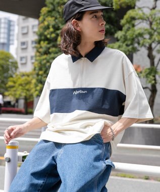 WEGO ワンポイントカラーブロックプルオーバー