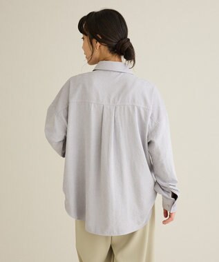 CRAFT STANDARD BOUTIQUE とろみワークシャツ Light Purple