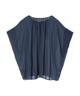 CRAFT STANDARD BOUTIQUE ウ゛ィンテージボイル２ＷＡＹタックブラウス Deep Blue