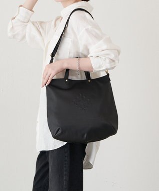 russet ソフトレザー 2WAYトートバッグ(CE-1611) Black