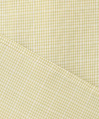 J.PRESS LADIES L 【洗える】セルロース チェック スタンドカラー ブラウス ピスタチオ系3