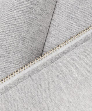 ICB 【洗える】 ビスコースエアーボンディング ジップアップフーディ ライトグレー系