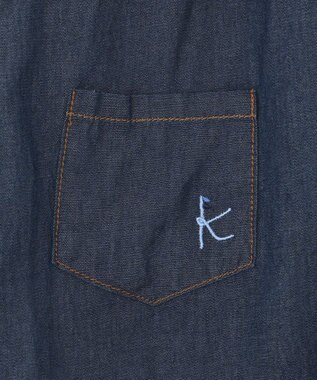 組曲 KIDS 【80-100cm】デニム ジャンパースカート ブルー系